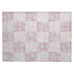 Machine Washable Indoor/Outdoor Chantille ACN2476 Pink 1'8" x 2'6" Rug