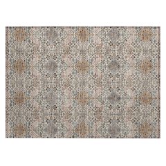 Machine Washable Indoor/Outdoor Chantille ACN2477 Brown 1'8" x 2'6" Rug