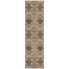 Machine Washable Indoor/Outdoor Chantille ACN2477 Orange 2'3" x 7'6" Runner Rug