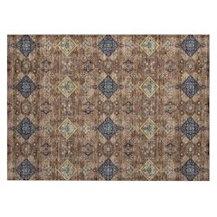 Machine Washable Indoor/Outdoor Chantille ACN2477 Orange 1'8" x 2'6" Rug