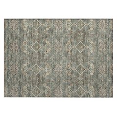 Machine Washable Indoor/Outdoor Chantille ACN2478 Green 1'8" x 2'6" Rug