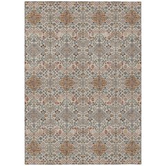 Machine Washable Indoor/Outdoor Chantille ACN2478 Brown 2'6" x 3'10" Rug