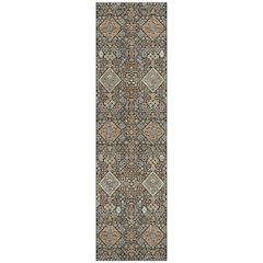 Machine Washable Indoor/Outdoor Chantille ACN2478 Brown 2'3" x 7'6" Runner Rug