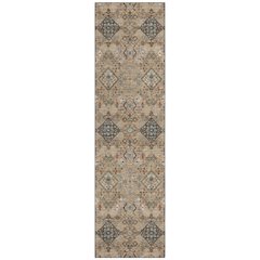 Machine Washable Indoor/Outdoor Chantille ACN2478 Orange 2'3" x 7'6" Runner Rug