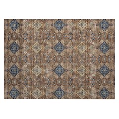 Machine Washable Indoor/Outdoor Chantille ACN2478 Orange 1'8" x 2'6" Rug