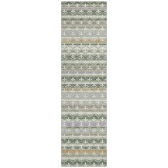 Machine Washable Indoor/Outdoor Chantille ACN2479 Green 2'3" x 7'6" Runner Rug
