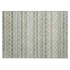 Machine Washable Indoor/Outdoor Chantille ACN2479 Green 1'8" x 2'6" Rug
