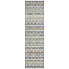 Machine Washable Indoor/Outdoor Chantille ACN2479 Gray 2'3" x 7'6" Runner Rug