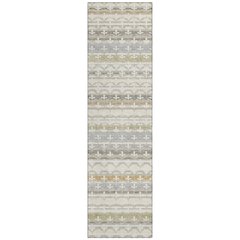Machine Washable Indoor/Outdoor Chantille ACN2479 Ivory 2'3" x 7'6" Runner Rug