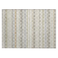 Machine Washable Indoor/Outdoor Chantille ACN2479 Ivory 1'8" x 2'6" Rug