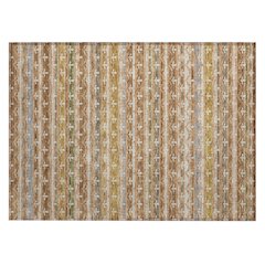 Machine Washable Indoor/Outdoor Chantille ACN2479 Orange 1'8" x 2'6" Rug