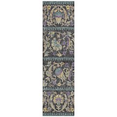Machine Washable Indoor/Outdoor Chantille ACN2480 Black 2'3" x 7'6" Runner Rug