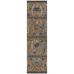 Machine Washable Indoor/Outdoor Chantille ACN2480 Brown 2'3" x 7'6" Runner Rug