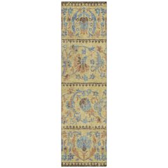 Machine Washable Indoor/Outdoor Chantille ACN2480 Gold 2'3" x 7'6" Runner Rug