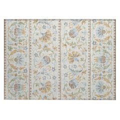 Machine Washable Indoor/Outdoor Chantille ACN2480 Ivory 1'8" x 2'6" Rug