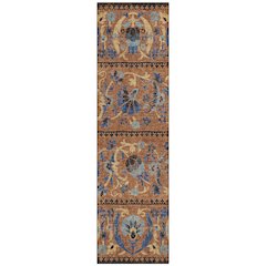 Machine Washable Indoor/Outdoor Chantille ACN2480 Orange 2'3" x 7'6" Runner Rug