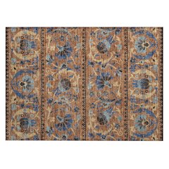 Machine Washable Indoor/Outdoor Chantille ACN2480 Orange 1'8" x 2'6" Rug