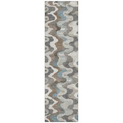 Machine Washable Indoor/Outdoor Chantille ACN2481 Ivory 2'3" x 7'6" Runner Rug