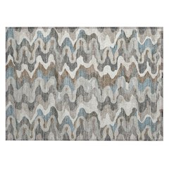 Machine Washable Indoor/Outdoor Chantille ACN2481 Ivory 1'8" x 2'6" Rug