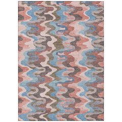 Machine Washable Indoor/Outdoor Chantille ACN2481 Pink 2'6" x 3'10" Rug