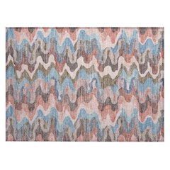 Machine Washable Indoor/Outdoor Chantille ACN2481 Pink 1'8" x 2'6" Rug
