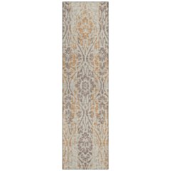 Machine Washable Indoor/Outdoor Chantille ACN2482 Brown 2'3" x 7'6" Runner Rug