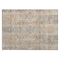 Machine Washable Indoor/Outdoor Chantille ACN2482 Brown 1'8" x 2'6" Rug