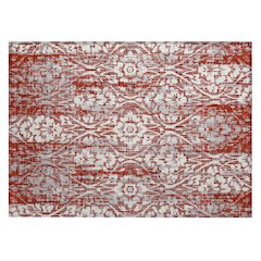 Machine Washable Indoor/Outdoor Chantille ACN2482 Red 1'8" x 2'6" Rug