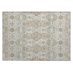 Machine Washable Indoor/Outdoor Chantille ACN2484 Ivory 1'8" x 2'6" Rug