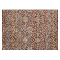 Machine Washable Indoor/Outdoor Chantille ACN2485 Red 1'8" x 2'6" Rug