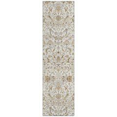 Machine Washable Indoor/Outdoor Chantille ACN2485 Ivory 2'3" x 7'6" Runner Rug