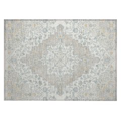 Machine Washable Indoor/Outdoor Chantille ACN2486 Ivory 1'8" x 2'6" Rug