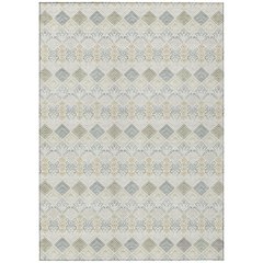 Machine Washable Indoor/Outdoor Chantille ACN2487 Ivory 2'6" x 3'10" Rug