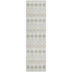 Machine Washable Indoor/Outdoor Chantille ACN2487 Ivory 2'3" x 7'6" Runner Rug