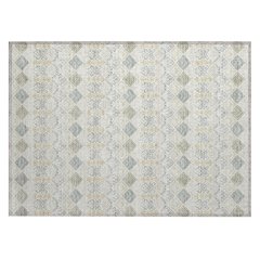 Machine Washable Indoor/Outdoor Chantille ACN2487 Ivory 1'8" x 2'6" Rug