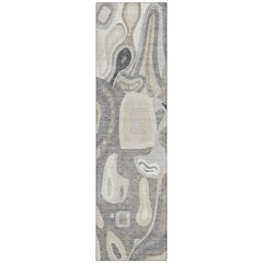 Machine Washable Indoor/Outdoor Chantille ACN2488 Brown 2'3" x 7'6" Runner Rug