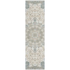Machine Washable Indoor/Outdoor Chantille ACN2489 Ivory 2'3" x 7'6" Runner Rug