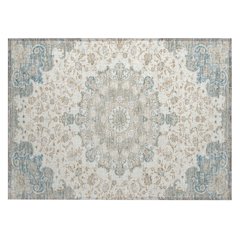 Machine Washable Indoor/Outdoor Chantille ACN2489 Ivory 1'8" x 2'6" Rug