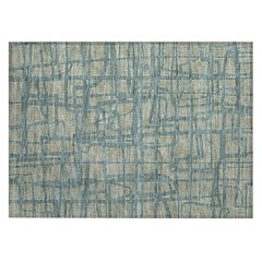 Machine Washable Indoor/Outdoor Chantille ACN2491 Green 1'8" x 2'6" Rug