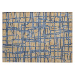 Machine Washable Indoor/Outdoor Chantille ACN2491 Gold 1'8" x 2'6" Rug