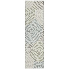 Machine Washable Indoor/Outdoor Chantille ACN2492 Ivory 2'3" x 7'6" Runner Rug