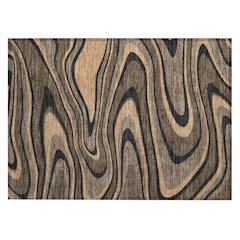 Machine Washable Indoor/Outdoor Chantille ACN2493 Brown 1'8" x 2'6" Rug