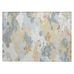 Machine Washable Indoor/Outdoor Chantille ACN2497 Ivory 1'8" x 2'6" Rug