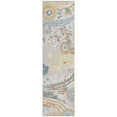Machine Washable Indoor/Outdoor Chantille ACN2498 Ivory 2'3" x 7'6" Runner Rug
