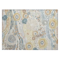Machine Washable Indoor/Outdoor Chantille ACN2498 Ivory 1'8" x 2'6" Rug