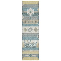 Machine Washable Indoor/Outdoor Chantille ACN2499 Ivory 2'3" x 7'6" Runner Rug
