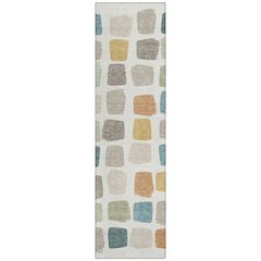 Machine Washable Indoor/Outdoor Chantille ACN2501 Ivory 2'3" x 7'6" Runner Rug