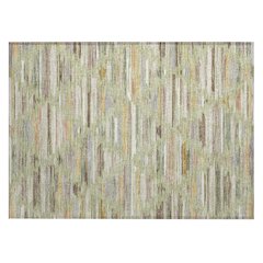 Machine Washable Indoor/Outdoor Chantille ACN2502 Green 1'8" x 2'6" Rug