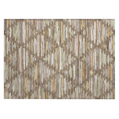 Machine Washable Indoor/Outdoor Chantille ACN2502 Brown 1'8" x 2'6" Rug