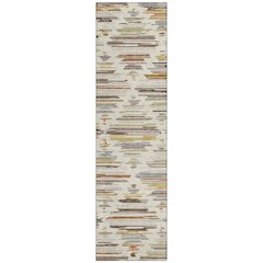 Machine Washable Indoor/Outdoor Chantille ACN2502 Ivory 2'3" x 7'6" Runner Rug